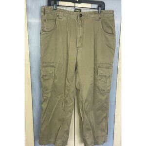 Cabela's Mens Cargo‎ Outdoor Pants Size 36X30 Beige Pockets Cotton Casual Street